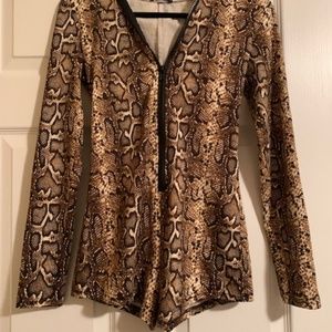 Fashion Nova Rattle Me Romper